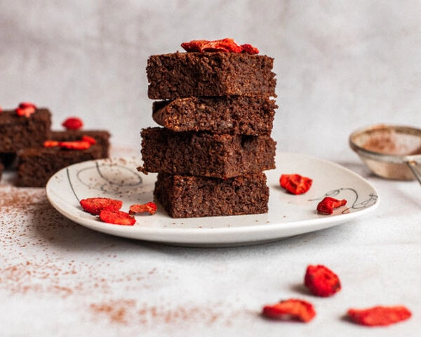 czekoladowe brownie z orzechami laskowymi