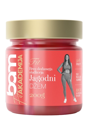 Dżem truskawkowy, bez dodatku cukru, 200 g
