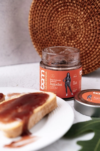 Dżem truskawkowy, bez dodatku cukru, 200 g