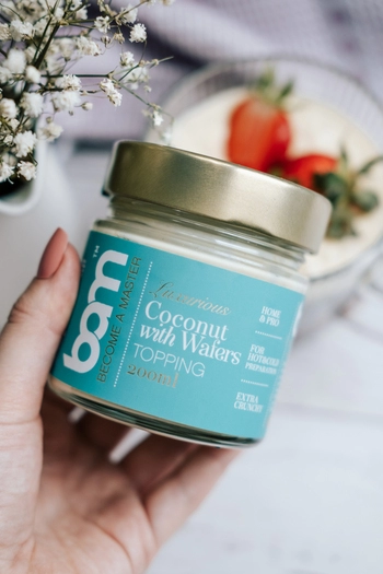 Polewa kokosowa z wafelkami, 200 ml