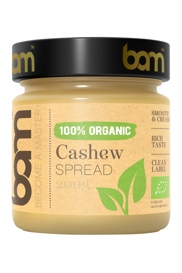 100% organiczne smarowidło z orzechów nerkowca - 200g