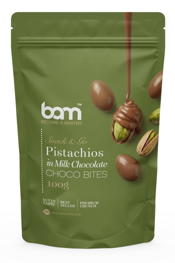 Pistacje w czekoladzie mlecznej, 100 g