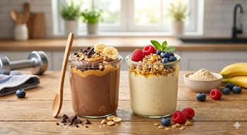 Pudding proteinowy waniliowy, ze słodzikiem