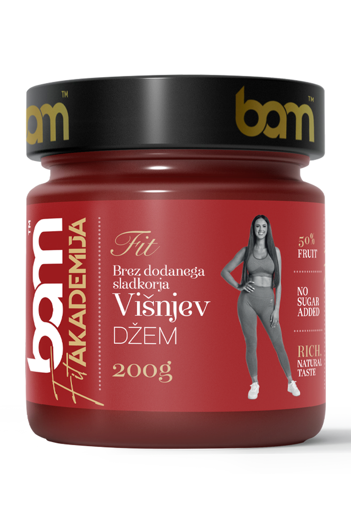 Dżem wiśniowy bez dodatku cukru, 200 g