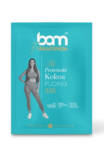 Pudding proteinowy Kokosowy, ze słodzikiem