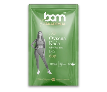 Płatki owsiane, szarlotka, 60 g