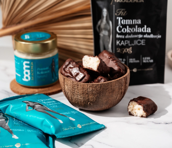 domowe czekoladki fit bounty