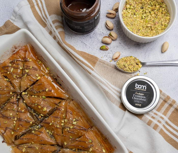 czekoladowa baklava premium z pistacjami