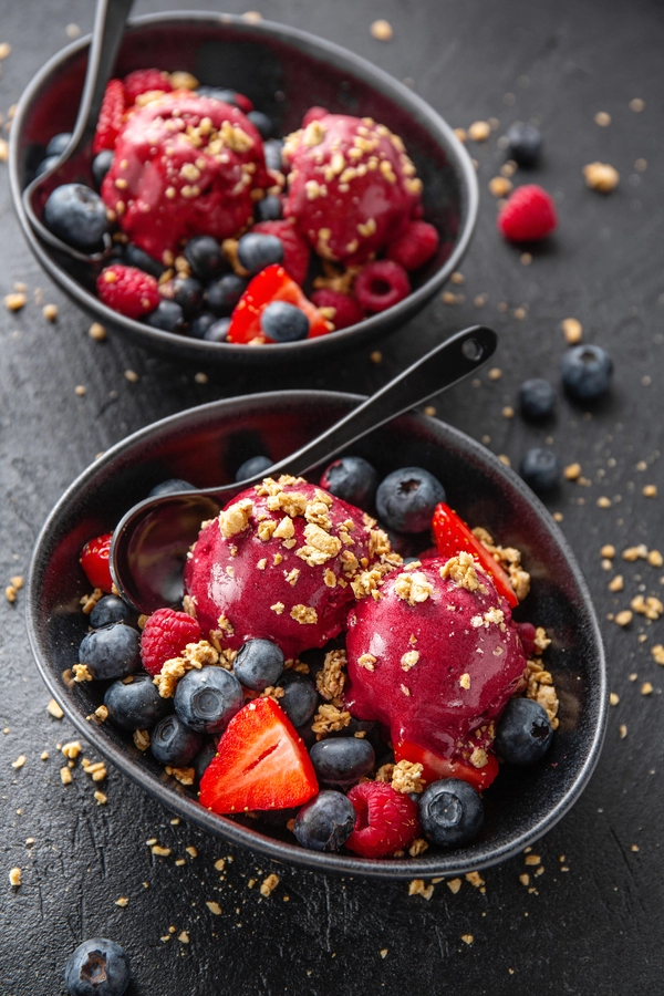 sorbet malinowy
