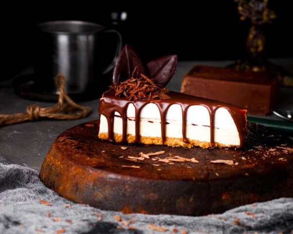 sernik i czekoladowy ganache