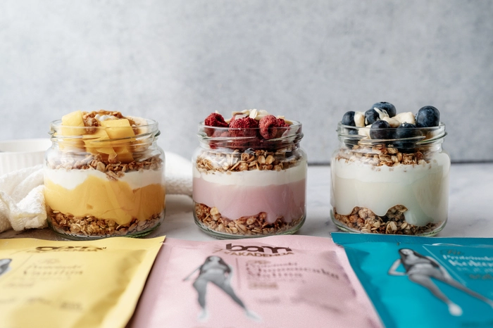 poranna miska z puddingami proteinowymi bam