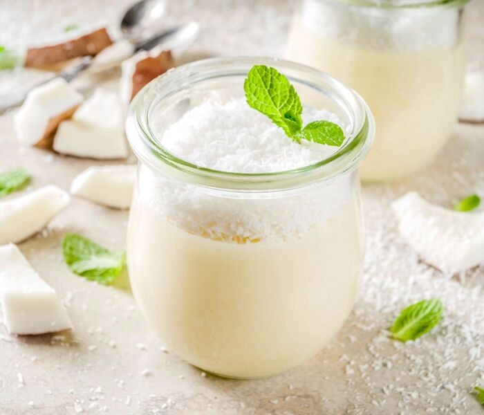 kokosowa panna cotta