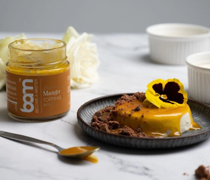 panna cotta z mango