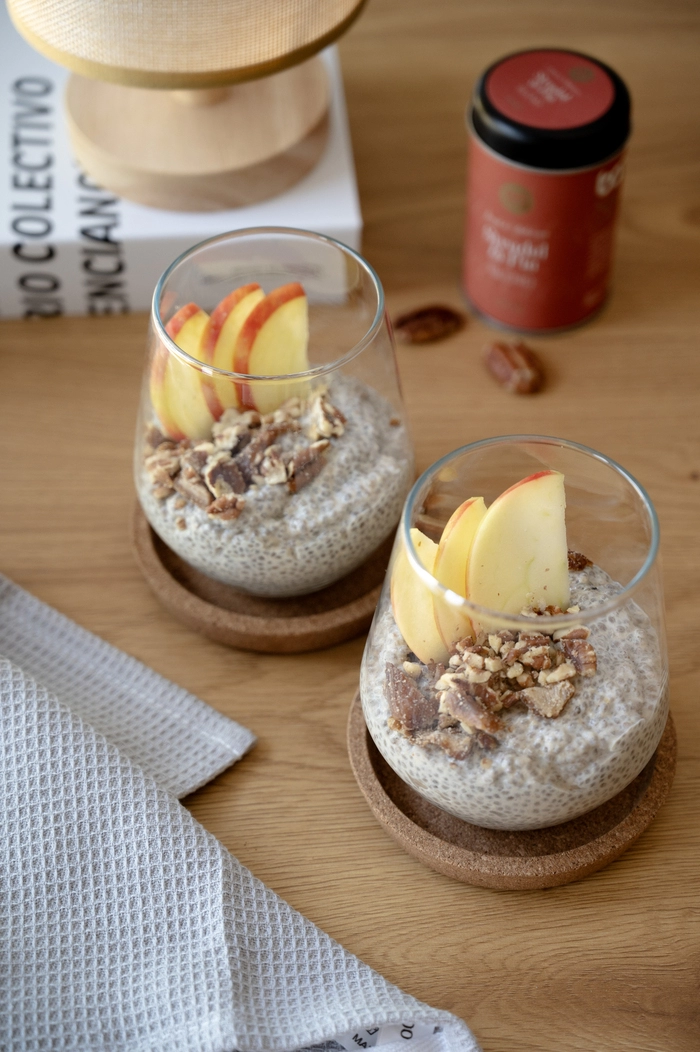 jabłkowy pudding chia