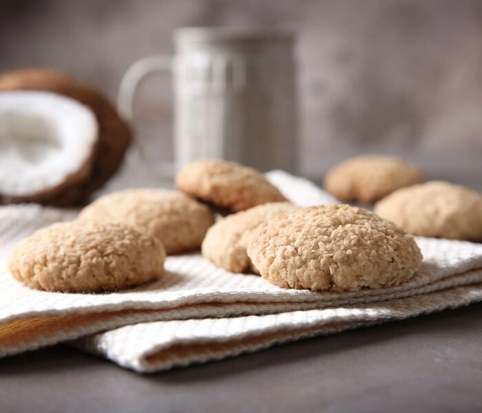 miękkie ciasteczka kokosowe