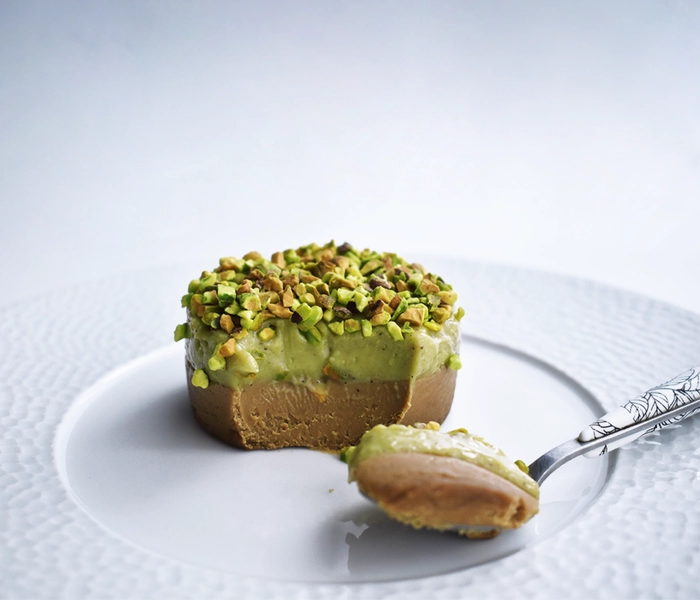ciasto monoporcjowe z pistacjami